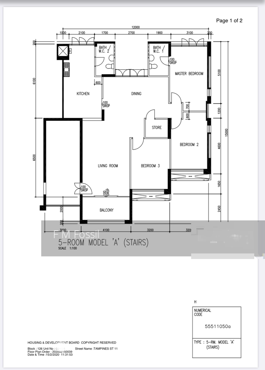 Blk 126 Tampines Street 11 (Tampines), HDB 5 Rooms #221123091